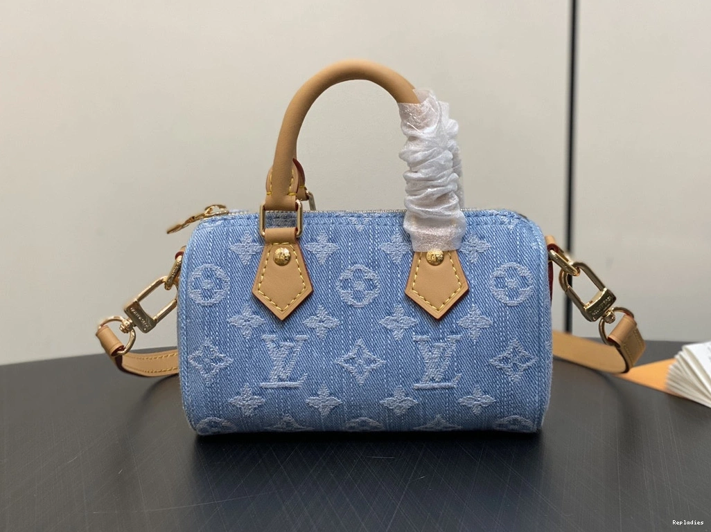 Fake Louis Bags VUITTON LOUIS SPEEDY-16-10-7.5cm NANO 0708